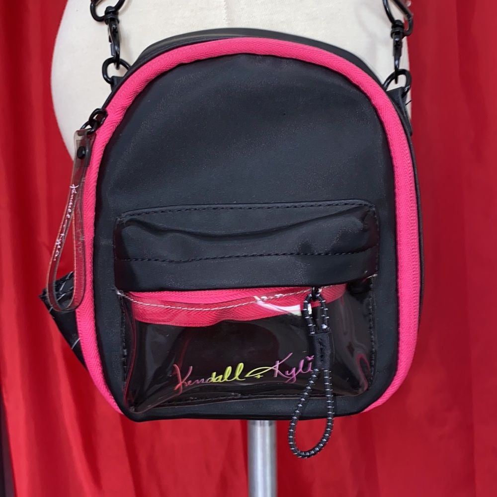 Kendal & Kylie Mini Rucksack with Clear Strap!